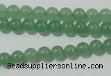 CAJ401 15.5 inches 6mm round green aventurine beads wholesale