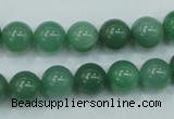 CAJ51 15.5 inches 10mm round green aventurine jade beads wholesale