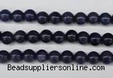 CAJ551 15.5 inches 6mm round blue aventurine beads wholesale