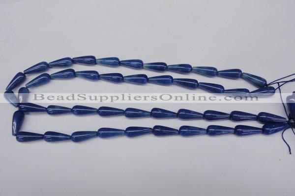 CAJ573 15.5 inches 7*18mm teardrop blue aventurine beads wholesale