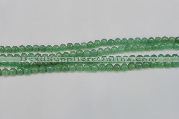 CAJ612 15.5 inches 8mm round AA grade green aventurine beads