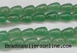 CAJ630 15.5 inches 6*9mm teardrop green aventurine beads