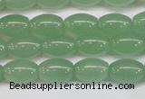 CAJ645 15.5 inches 8*12mm rice green aventurine beads