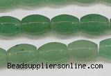 CAJ652 15.5 inches 8*12mm hexahedron green aventurine beads