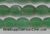 CAJ653 15.5 inches 10*14mm hexahedron green aventurine beads