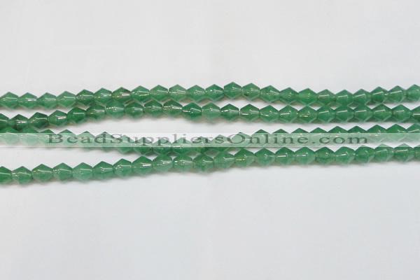 CAJ655 15.5 inches 8*8mm bicone green aventurine beads