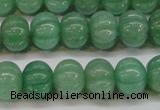 CAJ672 15.5 inches 10*13mm pumpkin green aventurine beads