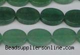 CAJ679 15.5 inches 12*16mm oval green aventurine beads