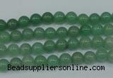 CAJ71 15.5 inches 6mm round green aventurine beads wholesale