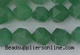 CAJ732 15.5 inches 8mm faceted nuggets green aventurine beads