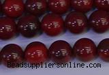 CAJ752 15.5 inches 8mm round apple jasper beads wholesale