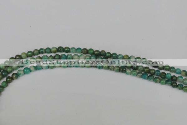 CAM1000 15.5 inches 4mm round natural Russian amazonite beads