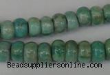 CAM1010 15.5 inches 4*7mm rondelle natural Russian amazonite beads