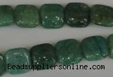 CAM1026 15.5 inches 12*12mm square natural Russian amazonite beads