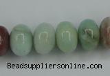 CAM103 15.5 inches 10*14mm rondelle amazonite gemstone beads