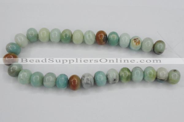 CAM104 15.5 inches 13*18mm rondelle amazonite gemstone beads