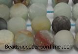 CAM1101 15.5 inches 6mm round matte amazonite beads wholesale