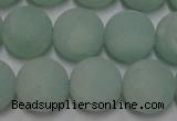 CAM1113 15.5 inches 10mm round matte amazonite beads wholesale