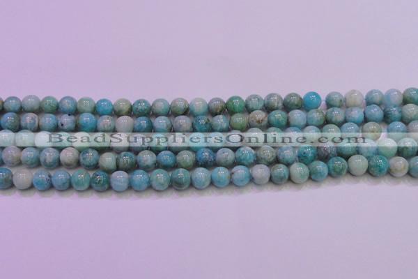 CAM1251 15.5 inches 6mm round natural Russian amazonite beads