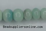 CAM126 15.5 inches multi-size rondelle amazonite gemstone beads