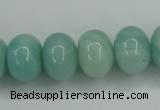 CAM127 15.5 inches 12*16mm rondelle amazonite gemstone beads