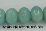 CAM128 15.5 inches 13*18mm rondelle amazonite gemstone beads