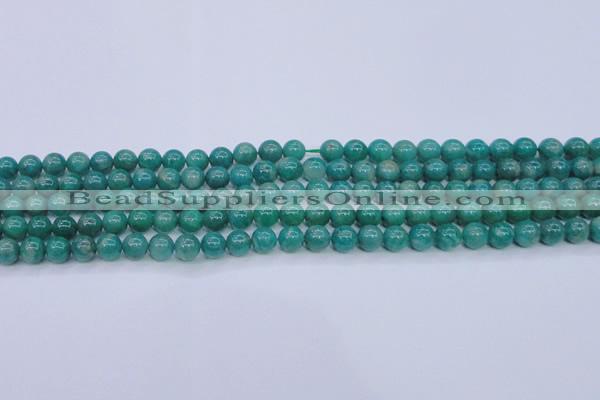 CAM1301 15.5 inches 6mm round natural Russian amazonite beads