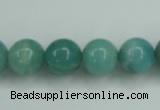 CAM137 15.5 inches 12mm round amazonite gemstone beads wholesale