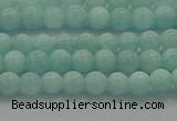 CAM1500 15.5 inches 4mm round natural peru amazonite beads