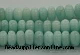 CAM1531 15.5 inches 4*6mm rondelle natural peru amazonite beads