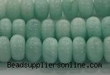 CAM1532 15.5 inches 5*8mm rondelle natural peru amazonite beads