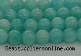 CAM1551 15.5 inches 6mm round natural peru amazonite beads