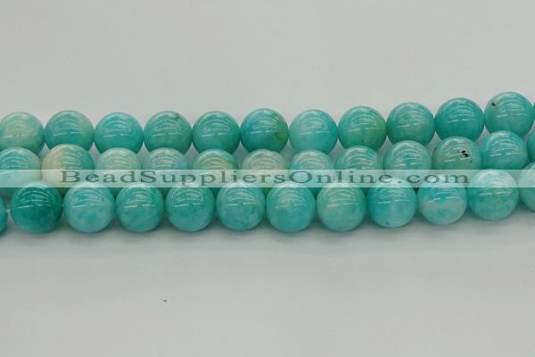 CAM1556 15.5 inches 16mm round natural peru amazonite beads