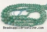 CAM1670 15.5 inches 6mm - 14mm round amazonite graduated beads