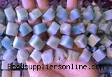 CAM1677 15.5 inches 8*8mm - 14*15mm cube amazonite beads