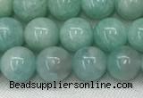 CAM1686 15.5 inches 6mm round natural amazonite beads wholesale