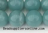 CAM1741 15.5 inches 12mm round amazonite gemstone beads