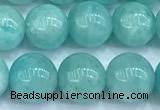 CAM1780 15 inches 6mm - 7mm round amazonite gemstone beads