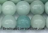 CAM1787 15 inches 8mm round amazonite beads, 2mm hole