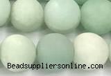 CAM1799 15 inches 12mm round matte amazonite beads