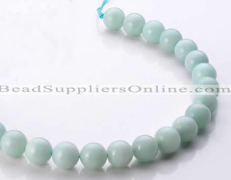 CAM20 15.5 inches 14mm natural amazonite round beads Wholesale