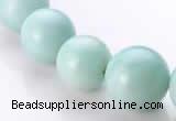 CAM24 17 inches different sizes round natural amazonite beads