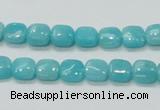 CAM305 15.5 inches 8*8mm square natural peru amazonite beads wholesale