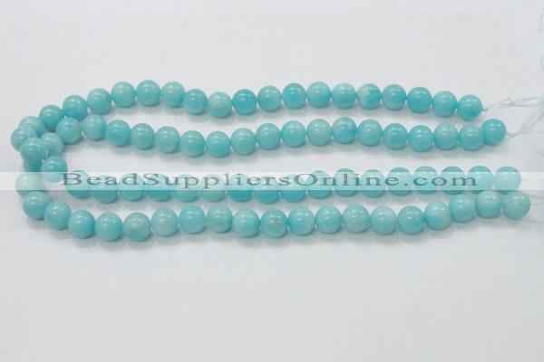 CAM308 15.5 inches 10mm round natural peru amazonite beads wholesale