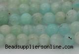 CAM331 15.5 inches 6mm round natural peru amazonite beads