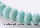 CAM35 natural amazonite 8*12mm rondelle gemstone beads Wholesale