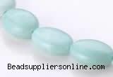 CAM40 natural amazonite flat oval 12*16mm beads Wholesale