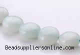 CAM57 10mm coin natural amazonite gemstone beads Wholesale