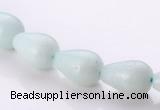 CAM67 teardrop 8*12mm natural amazonite gemstone beads Wholesale