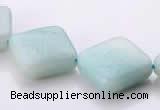 CAM71 6*16*16mm rhombic natural amazonite beads Wholesale